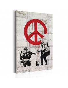 Tableau BANKSY Soldats QUI...